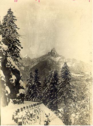 1916. Strada Rigolato-Collina